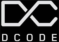 Logo firmy DCODE pracowni architektury wnętrz
